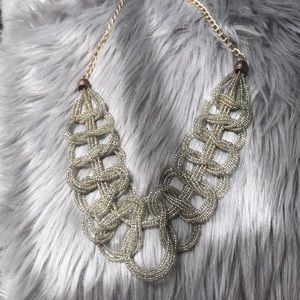 Francesca’s Gold Beaded Necklace
